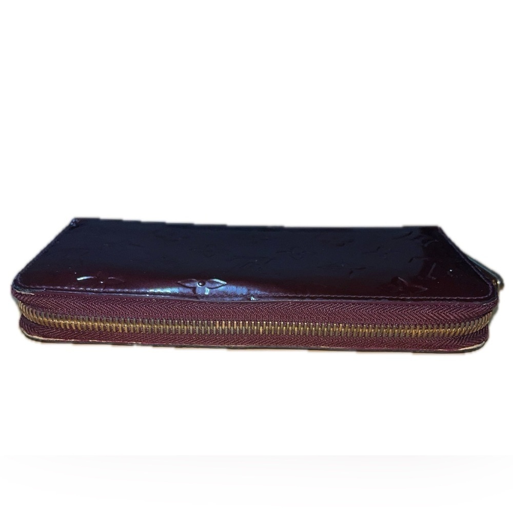 Louis Vuitton Monogram Vernis Zip Around Long Wallet, Purple - Picture 8 of 10